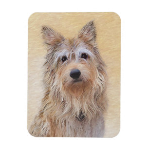 Berger Picard Malerei - Niedliche Original Hunde K Magnet