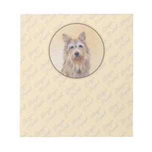 Berger Picard Malerei - Niedliche Original Hunde K Notizblock