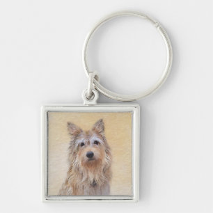 Berger Picard Malerei - Niedliche Original Hunde K Schlüsselanhänger