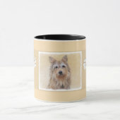 Berger Picard Malerei - Niedliche Original Hunde K Tasse (Zentrum)