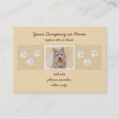 Berger Picard Malerei - Niedliche Original Hunde K Visitenkarte (Vorderseite)