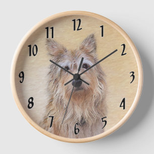 Berger Picard Malerei - Süße originale Hundekunst Uhr
