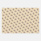 Berger Picard Shepherd Dark Fawn Painting Dog Art Geschenkpapier Set (Vorderseite)