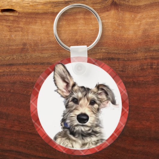 Berger Picard Welpe Schlüsselanhänger (Vorderseite)