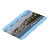 Bergerac Panoramic Cityscape Frankreich Magnet (Linke Seite)