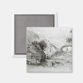 Bergerhaus, Valparaiso, 1834 Magnet (Vorderseite/Rückseite)