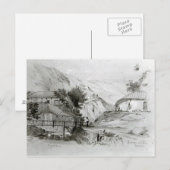 Bergerhaus, Valparaiso, 1834 Postkarte (Vorne/Hinten)