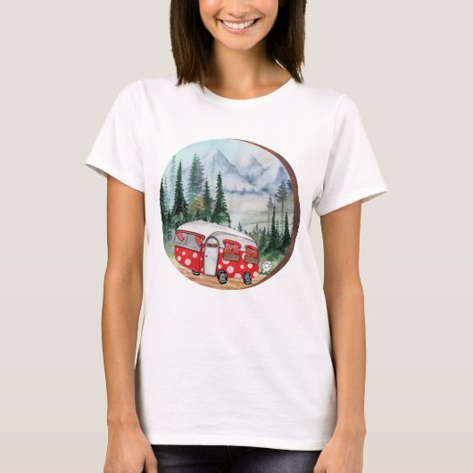 Bergerlebniscamper - Illustration T-Shirt (Vorderseite)