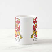 Bergeron Familienwappen Kaffeetasse (Mittel)