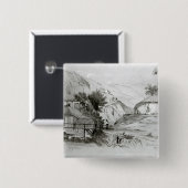 Bergers Haus, Valparaiso, 1834 Button (Vorne & Hinten)