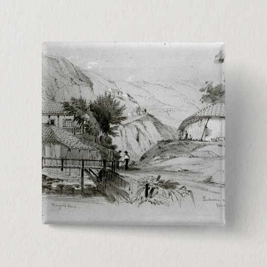 Bergers Haus, Valparaiso, 1834 Button (Vorderseite)