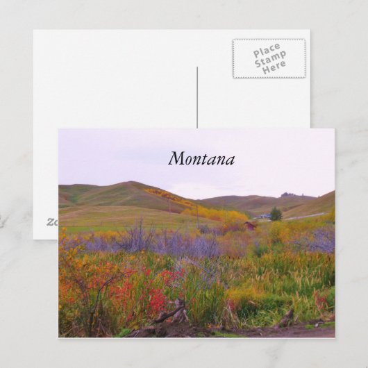 Bergetöne, Montana Postkarte (Vorne/Hinten)