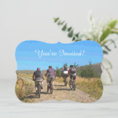 BERGFAHREN EINLADUNG (Stehend Vorderseite)