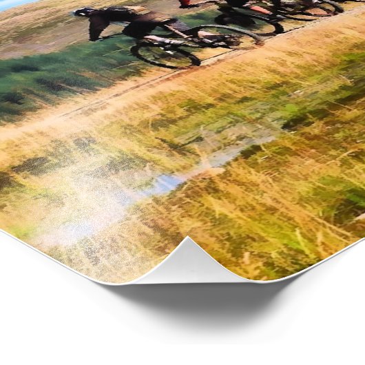 BERGFAHREN FOTODRUCK (Ecke)