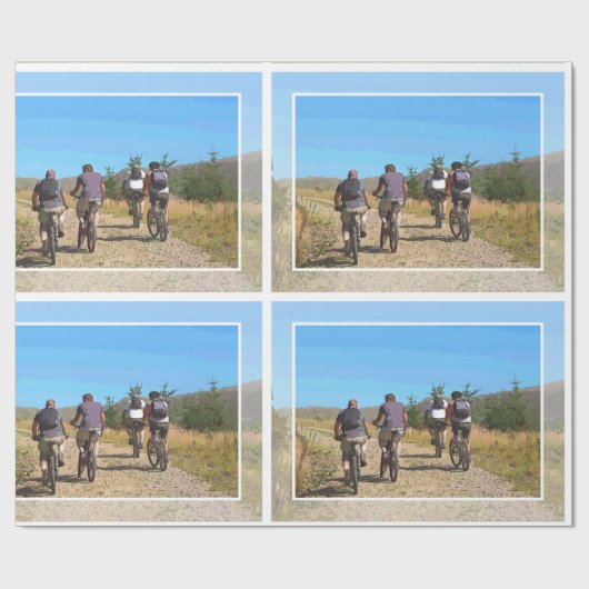 BERGFAHREN GESCHENKPAPIER (Flach)