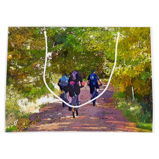 BERGFAHREN GROßE GESCHENKTÜTE (Vorderseite)