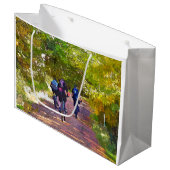 BERGFAHREN GROßE GESCHENKTÜTE (Vorderseite Schrägansicht)