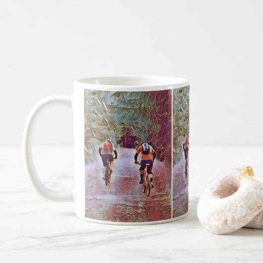 BERGFAHREN KAFFEETASSE (Mit Donut)