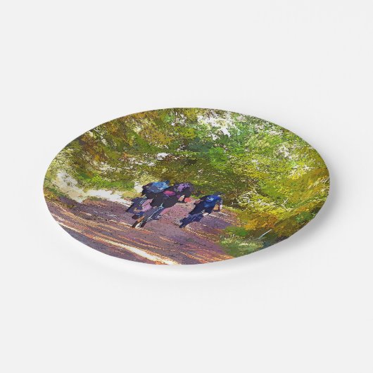 BERGFAHREN PAPPTELLER (Schrägansicht)