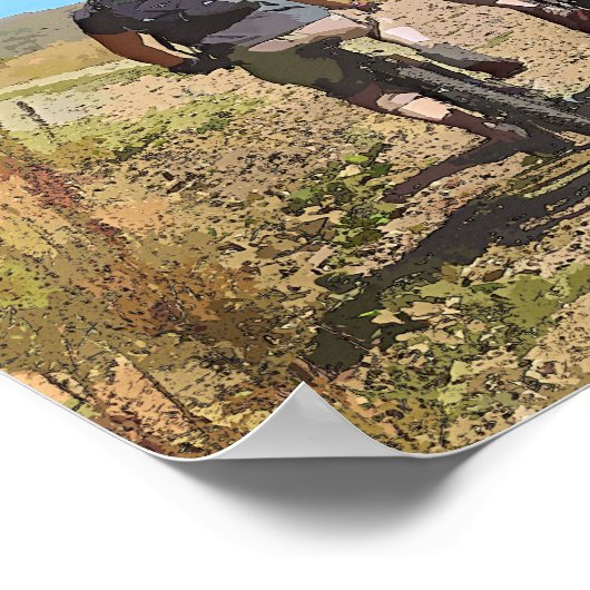 BERGFAHREN POSTER (Ecke)