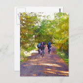 BERGFAHREN POSTKARTE (Vorne/Hinten)