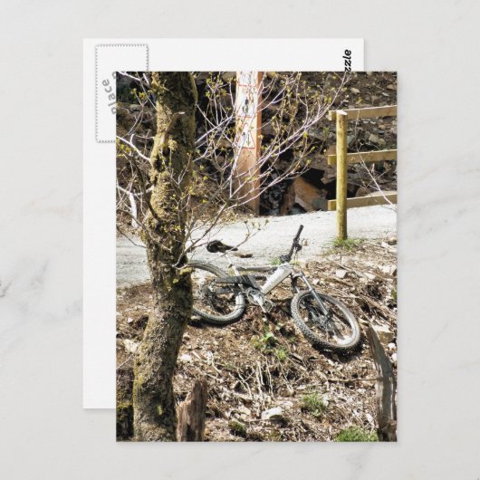 BERGFAHREN POSTKARTE (Vorne/Hinten)