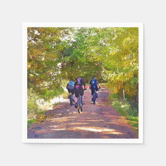 BERGFAHREN SERVIETTE (Vorderseite)