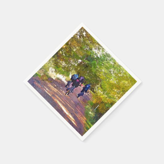 BERGFAHREN SERVIETTE (Ecke)