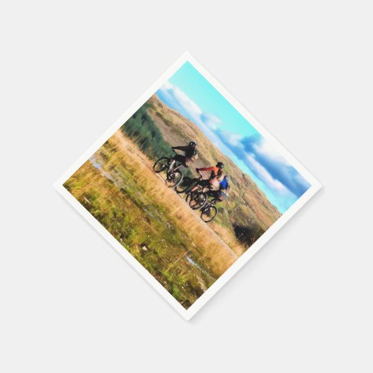 BERGFAHREN SERVIETTE (Ecke)