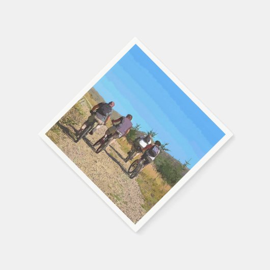 BERGFAHREN SERVIETTE (Ecke)