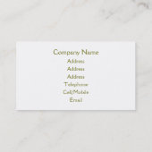 BERGFAHREN VISITENKARTE (Rückseite)