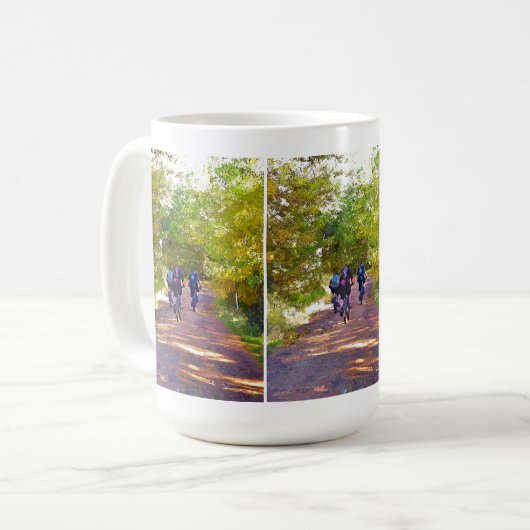 BERGFAHRKAFFEE-TASSE KAFFEETASSE (Vorderseite Links)