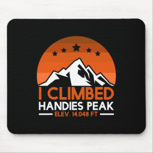 Bergfan Colorado Handies Peak Wanderer Kletterer Mousepad