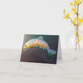 Bergfisch Karte (Gelbe Blume)