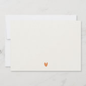 Bergfluss Herbst Winterlandschaft Hochzeit Save The Date (Rückseite)