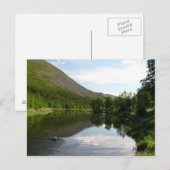 Bergfluss Postkarte (Vorne/Hinten)