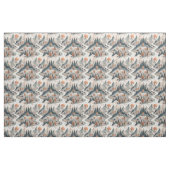 Bergflusslandschaft Boho abstraktes Muster Kunst Stoff (Fat Quarter (45,7 x 55,9 cm))