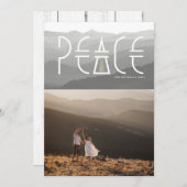 Bergfrieden | FOTO Feiertagskarte (Vorne/Hinten)