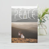 Bergfrieden | FOTO Feiertagskarte (Stehend Vorderseite)