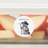 Bergführer - Möbelmarmelade Etiketten (Befestigt)
