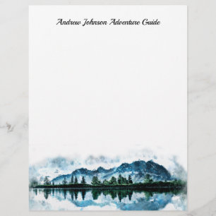 Bergführerin "Custom Letterhead" Briefbogen