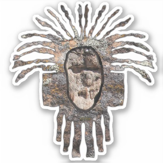 Berggeist Aufkleber (Vorderseite)