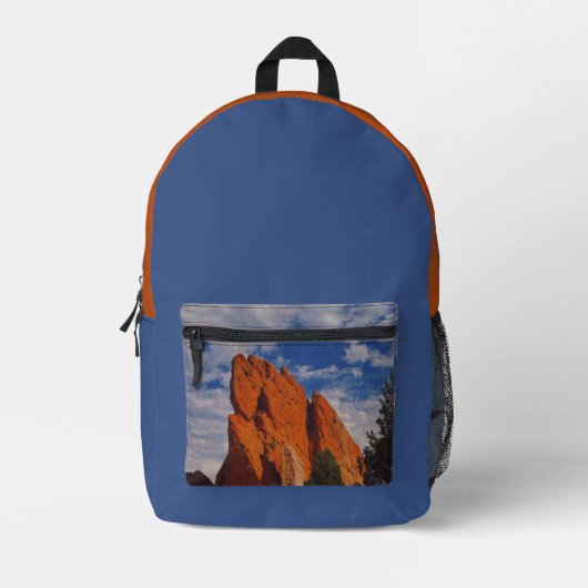 Berggeist bedruckter rucksack (Vorderseite)