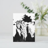 Berggeist postkarte (Stehend Vorderseite)
