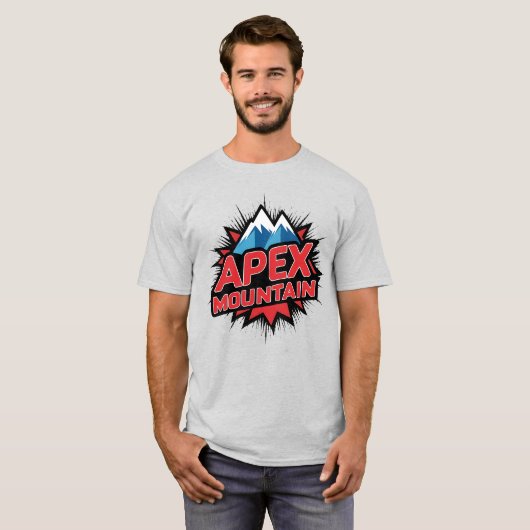 Berggeist von Apex: Winterwunderland T-Shirt (Vorne ganz)