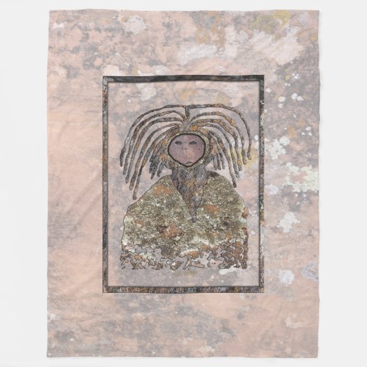 Berggeister Fleecedecke (Vorderseite)