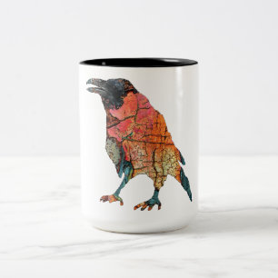 Berggeister Krähe Zweifarbige Tasse