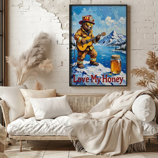 Berggipfel: Bärenhaus Poster