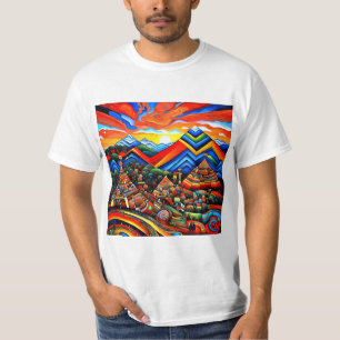 Berggipfel bei Sonnenuntergang 1 T-Shirt