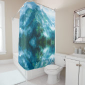 Berggipfel Duschvorhang (Beispiel)